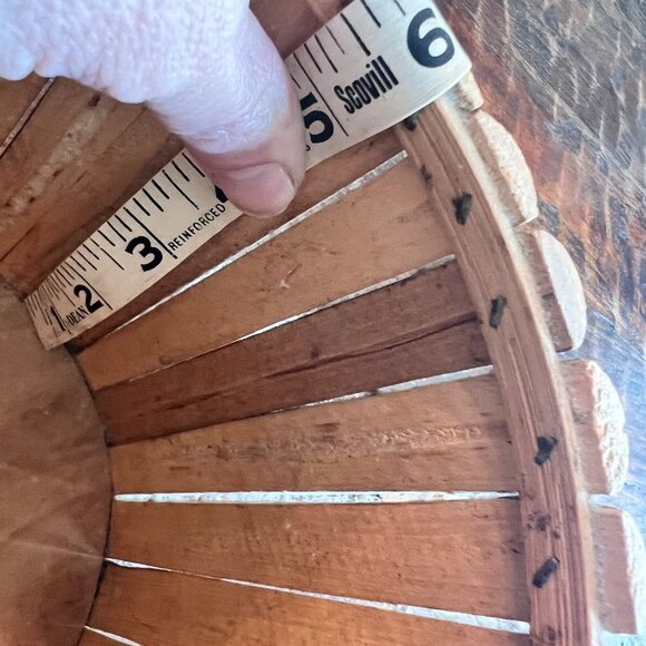 Vintage Rustic Wooden Plant Pot Cover - Picture 6 of 7